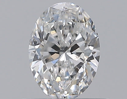 0.56CT OVAL SI1 E WH