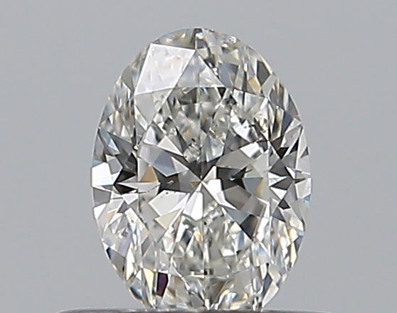 0.34CT OVAL SI1 G WH