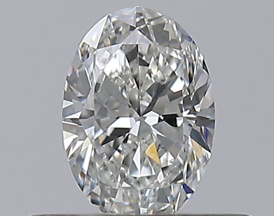 0.30CT OVAL SI1 F WH