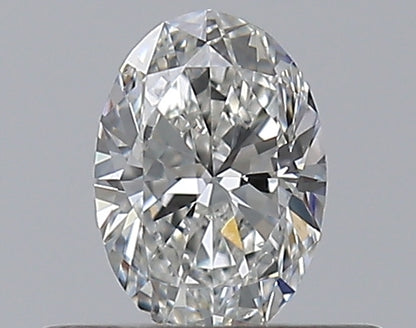 0.30CT OVAL SI1 F WH