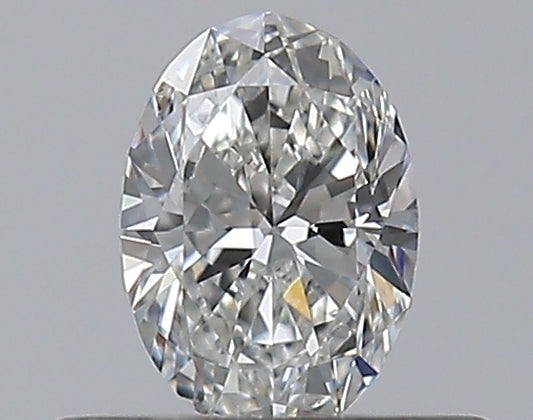 0.30CT OVAL SI1 F WH