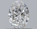 0.50CT OVAL SI1 D WH