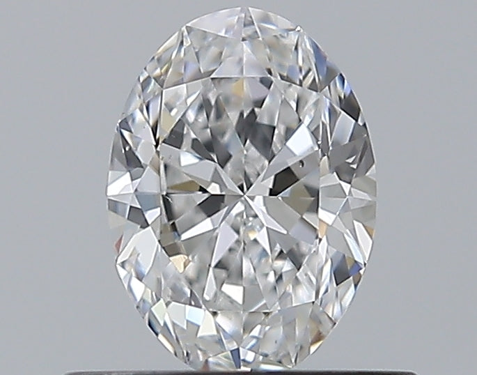 0.50CT OVAL SI1 D WH
