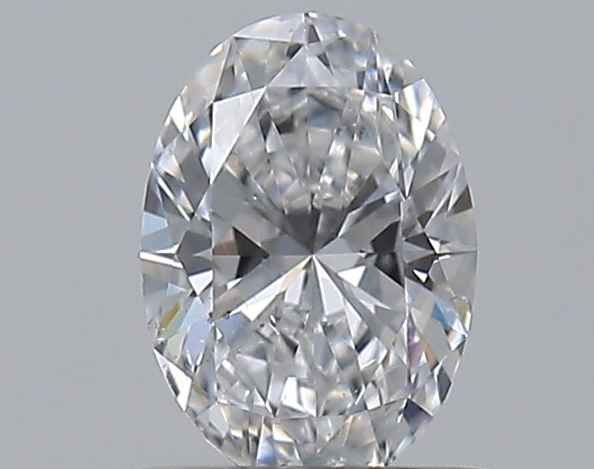 0.50CT OVAL SI1 D WH