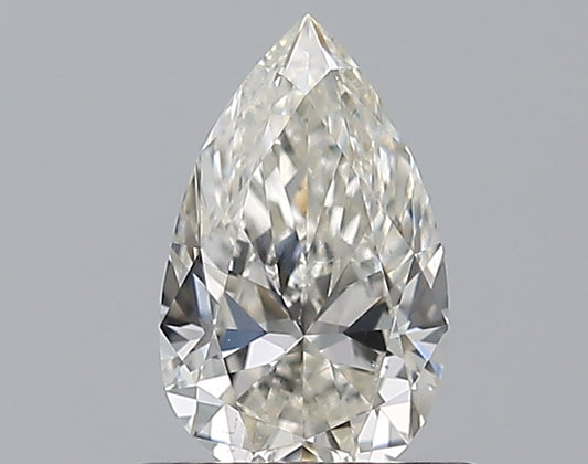 0.55CT PEAR SI1 J WH