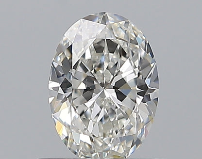 0.50CT OVAL SI1 G WH
