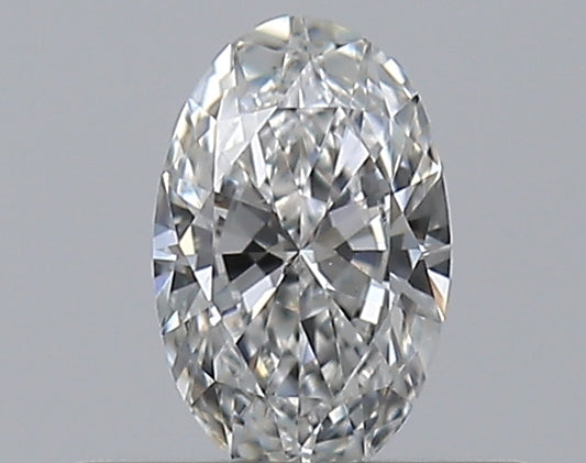 0.30CT OVAL SI1 F WH