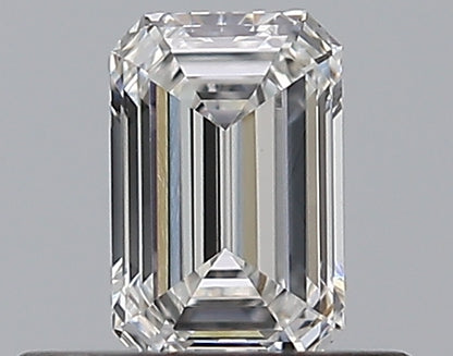 0.34CT EMERALD VVS2 E WH