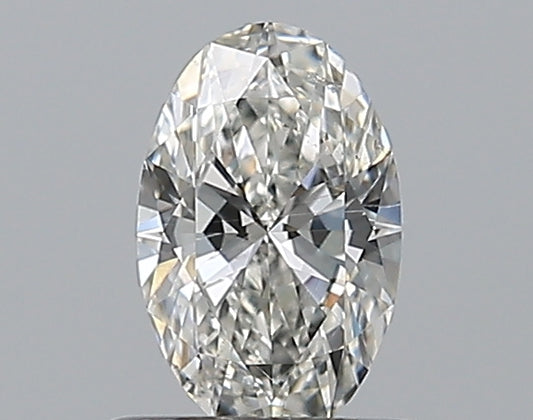 0.50CT OVAL SI2 G WH