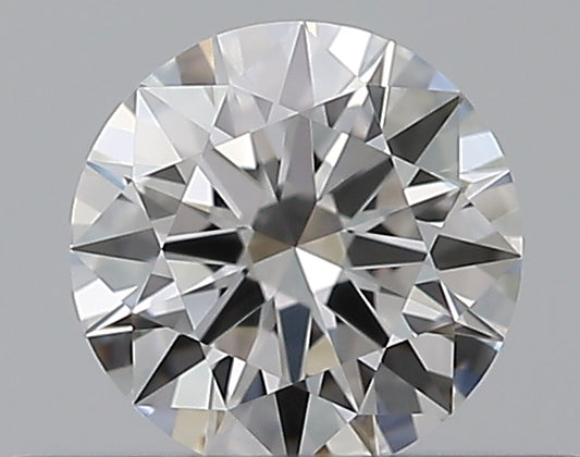 0.32CT ROUND VVS2 E WH