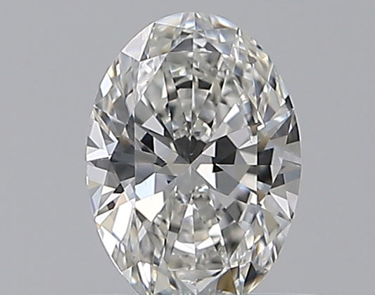 0.50CT OVAL SI1 F WH