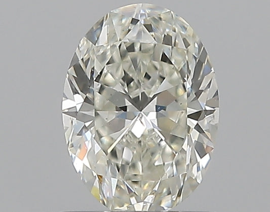 0.80CT OVAL SI1 J WH