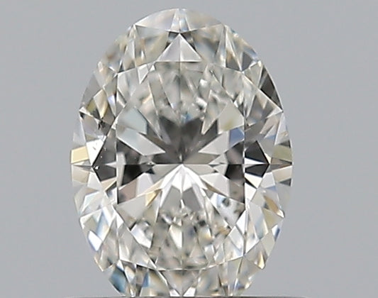 0.50CT OVAL SI1 G WH