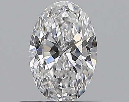 0.55CT OVAL VVS2 D WH