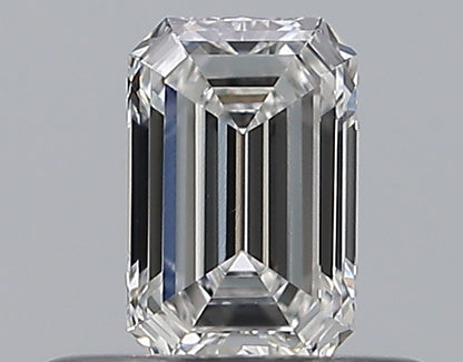 0.35CT EMERALD SI1 F WH