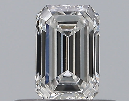 0.35CT EMERALD SI1 F WH
