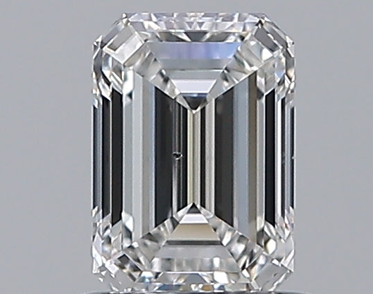 0.80CT EMERALD SI1 F WH