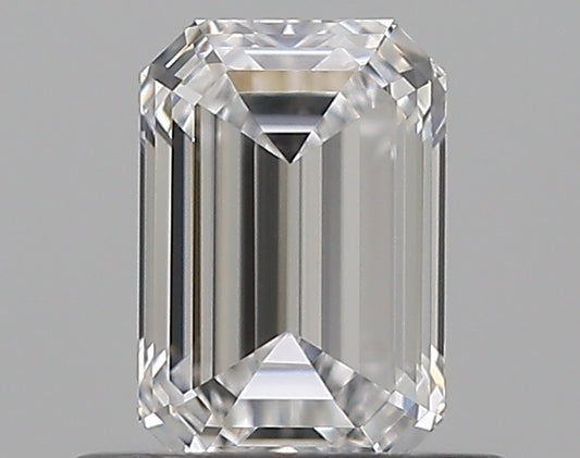 0.60CT EMERALD IF D WH