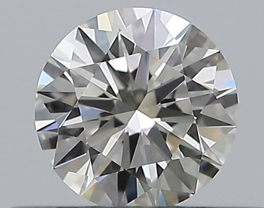 0.32CT ROUND VVS2 I WH