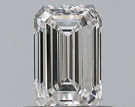 0.50CT EMERALD SI1 E WH