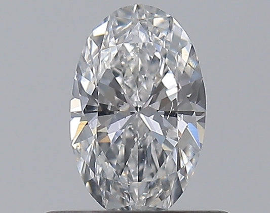 0.40CT OVAL SI1 D WH