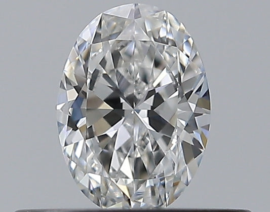 0.30CT OVAL VVS1 F WH
