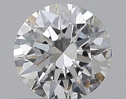 0.32CT ROUND VVS2 G WH