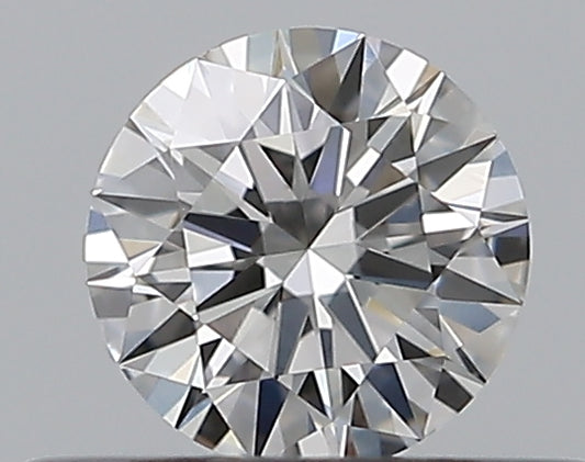 0.32CT ROUND VVS2 G WH