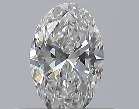 0.30CT OVAL SI1 F WH
