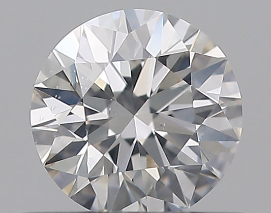 0.38CT ROUND SI1 F WH