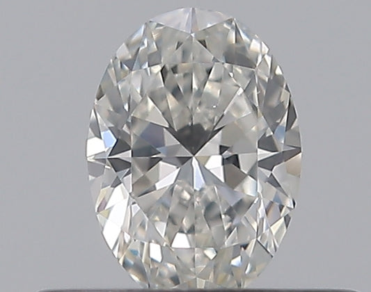 0.30CT OVAL SI1 G WH