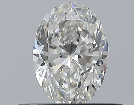 0.41CT OVAL SI1 F WH
