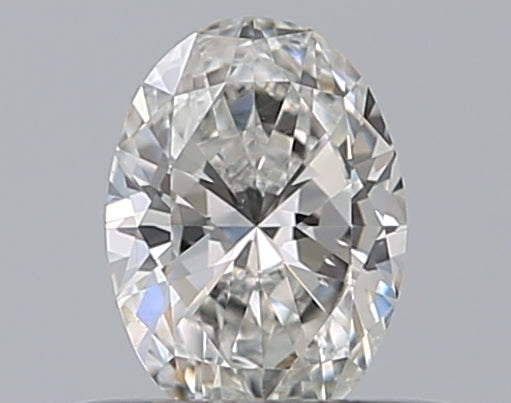 0.35CT OVAL SI1 G WH