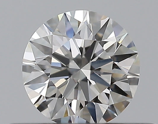 0.35CT ROUND VVS2 G WH