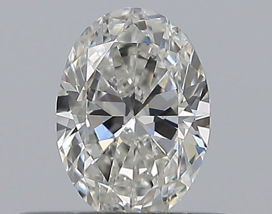 0.30CT OVAL SI1 G WH