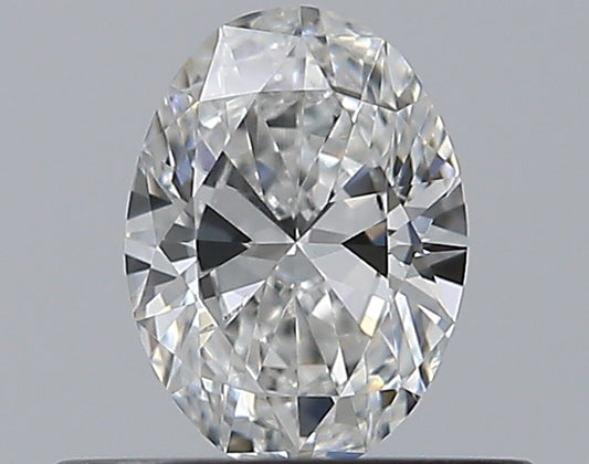 0.38CT OVAL SI2 F WH