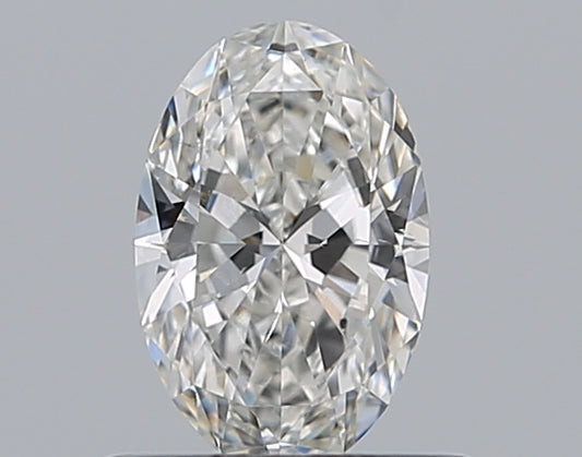 0.50CT OVAL SI1 G WH