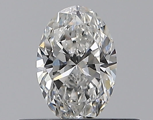 0.31CT OVAL SI1 F WH
