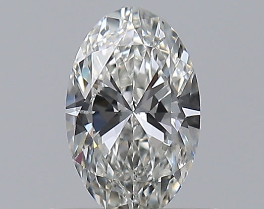 0.40CT OVAL SI1 H WH