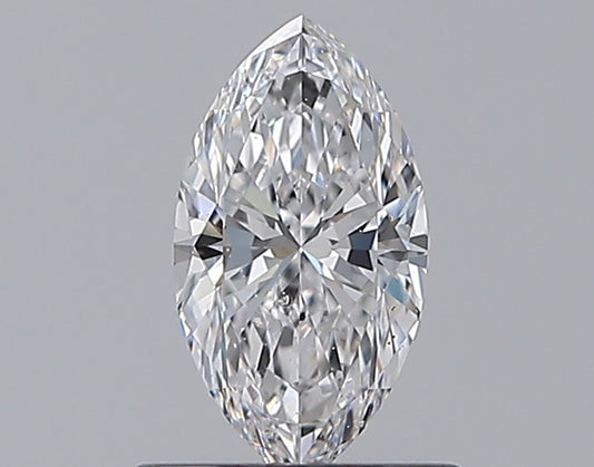 0.72CT MARQUISE SI1 D WH
