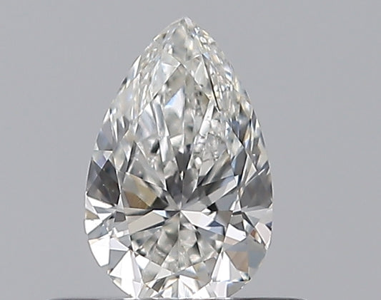 0.41CT PEAR SI1 G WH