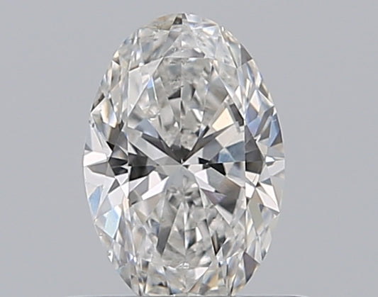 0.50CT OVAL SI1 F WH
