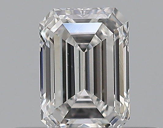 0.30CT EMERALD SI1 E WH