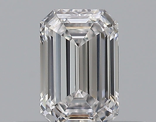 0.30CT EMERALD VS2 D WH