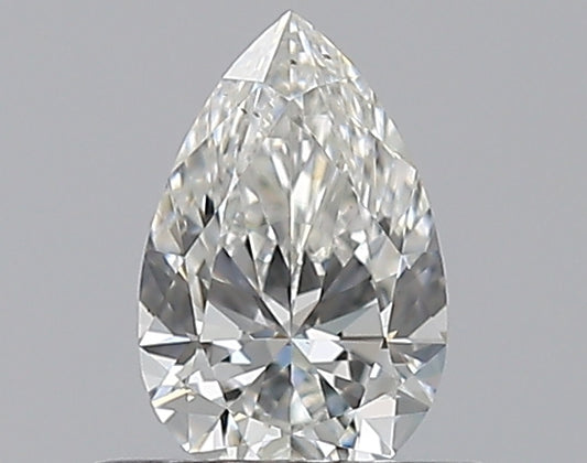 0.39CT PEAR SI1 G WH