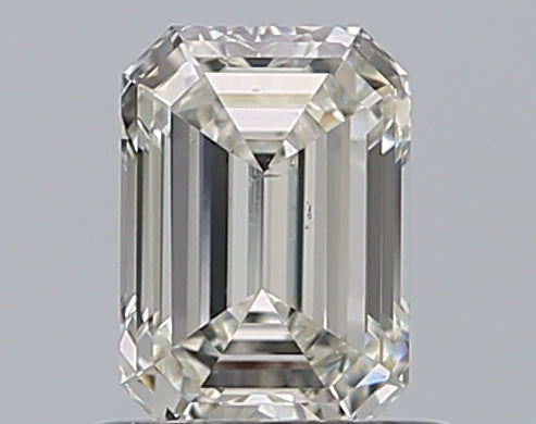 0.70CT EMERALD SI1 J WH