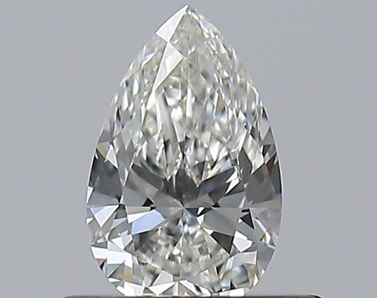 0.40CT PEAR VVS1 G WH