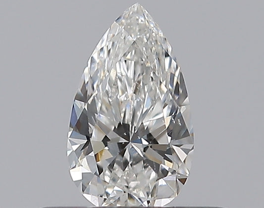 0.35CT PEAR SI1 G WH
