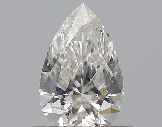 0.39CT PEAR SI1 G WH