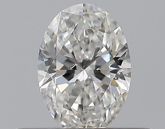 0.30CT OVAL SI1 F WH